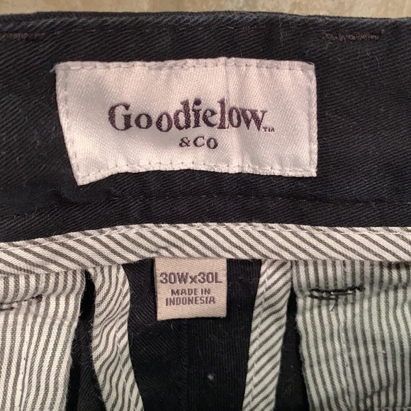 Goodfellpw & Co Black Chino Pants LIKE NEW - Picture 3 of 4